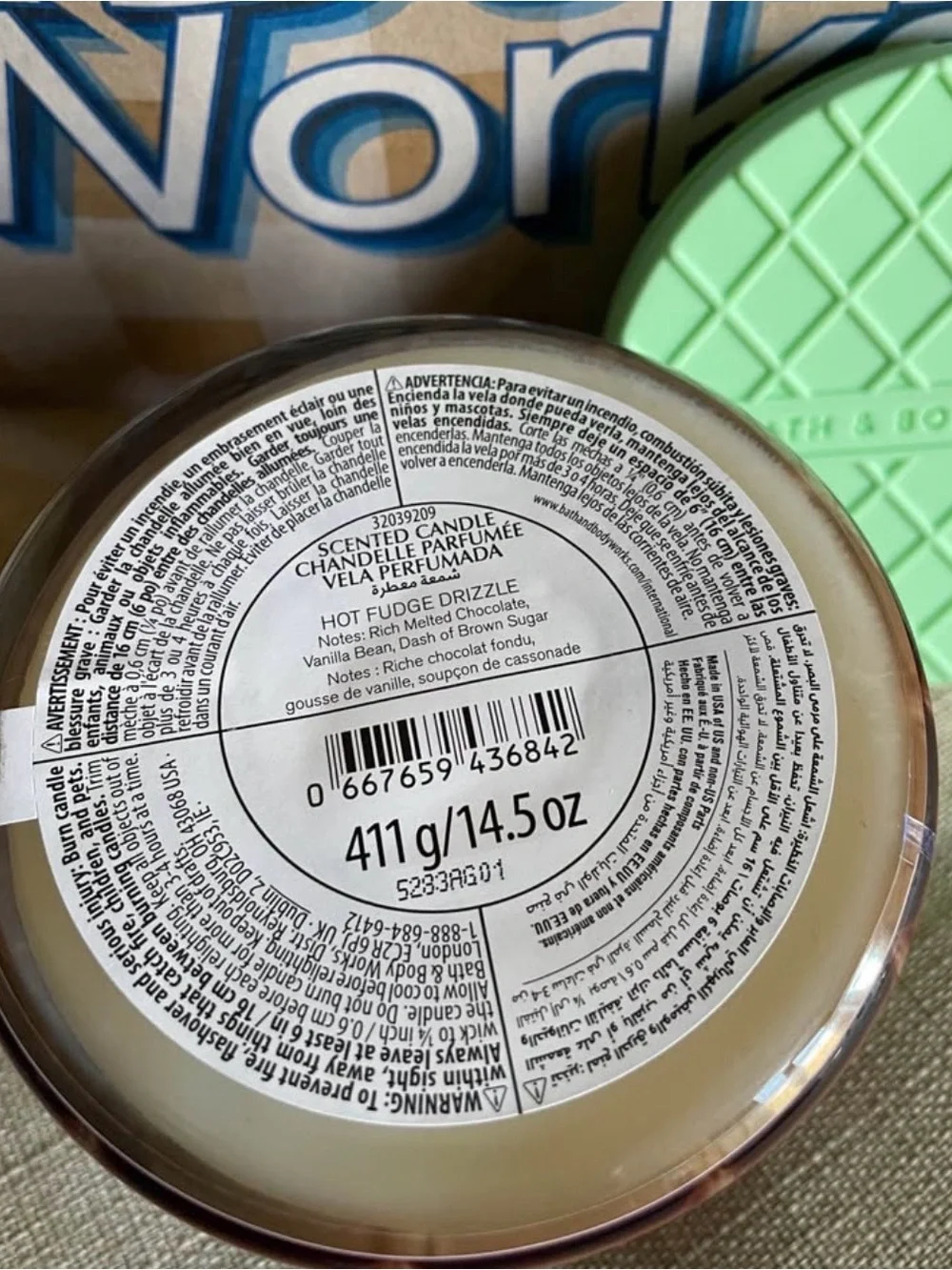 Decadent Candles Pair by Bath & Body Works ‘Hot Fudge & Coffee and Donuts 14.5oz